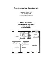 I Town home floor plan